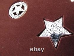 Franklin Mint Sterling Silver Official Badges of the Great Western Lawmen