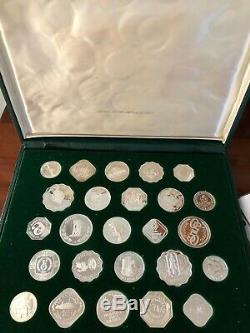 Franklin Mint Sterling Silver Official Gaming Coins of World's Great Casinos