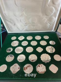 Franklin Mint Sterling Silver Official Gaming Coins of World's Great Casinos