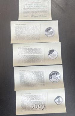 Franklin Mint Sterling Silver Official Gaming Coins of World's Greatest Casinos