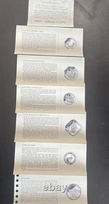 Franklin Mint Sterling Silver Official Gaming Coins of World's Greatest Casinos