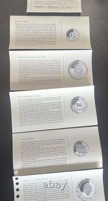 Franklin Mint Sterling Silver Official Gaming Coins of World's Greatest Casinos