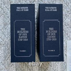 Franklin Mint Sterling Silver Patriots Hall Of Fame Medals Vol's I & II 20 Total