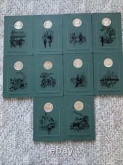 Franklin Mint Sterling Silver Patriots Hall Of Fame Medals Vol's I & II 20 Total
