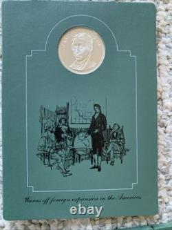Franklin Mint Sterling Silver Patriots Hall Of Fame Medals Vol's I & II 20 Total