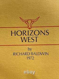 Franklin Mint Sterling Silver Plate Horizon's West 1972 Richard Baldwin
