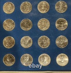 Franklin Mint Sterling Silver Presidential 35 Coin Set