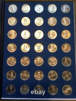 Franklin Mint Sterling Silver Presidential 35 Coin Set 280 GRAM 10 OUNCES Lot