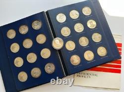 Franklin Mint Sterling Silver Presidential Commemorative Medals 37 pc incl FORD