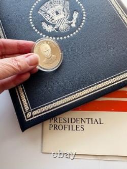 Franklin Mint Sterling Silver Presidential Commemorative Medals 37 pc incl FORD