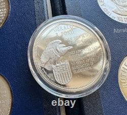 Franklin Mint Sterling Silver Presidential Commemorative Medals 37 pc incl FORD