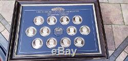 Franklin Mint Sterling Silver Presidential Medals 36 x 1.25 oz = 45 troy ounces