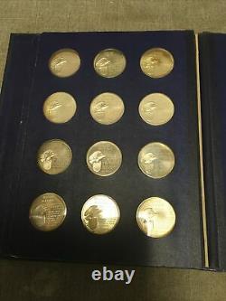 Franklin Mint Sterling Silver Presidential Profiles Coin Set