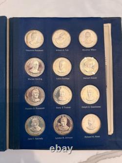 Franklin Mint Sterling Silver Presidential Set 34.67 ASW