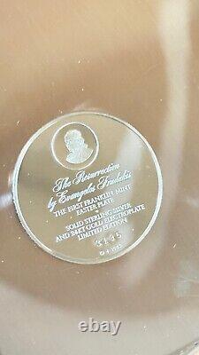 Franklin Mint Sterling Silver Resurrection of Jesus 1973 Numbered 2405