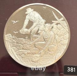 Franklin Mint Sterling Silver Rockwell, Frost Mending Wall 30gm