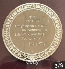 Franklin Mint Sterling Silver Rockwell, Frost The Pasture 30gm