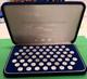 Franklin Mint Sterling Silver Signers Of The Declaration Set 56 Mini Coins