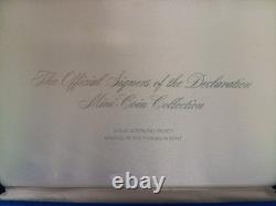 Franklin Mint Sterling Silver Signers of the Declaration Set 56 Mini Coins
