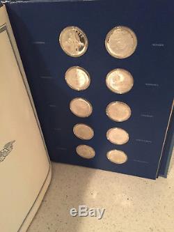 Franklin Mint Sterling Silver The Fifty-state Bicentennial Medal Collection