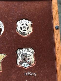 Franklin Mint Sterling Silver The Official Badges Of The Great Western Lawmen