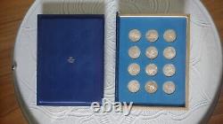 Franklin Mint Sterling Silver Treasury Of The Zodiac Full Size 12 oz