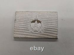 Franklin Mint Sterling Silver Vermont State Flag Ingot