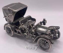 Franklin Mint Sterling Silver Vintage Car Model Antique Collectible 925