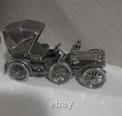Franklin Mint Sterling Silver Vintage Car Model Antique Collectible 925