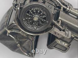 Franklin Mint Sterling Silver Vintage Miniature Car 1904 Mercedes Simplex