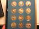 Franklin Mint Sterling Silver Zodiac Medals Set, 12 Medallions
