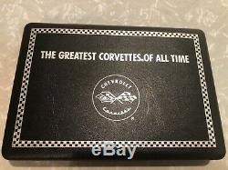Franklin Mint Sterling Silver'greatest Corvettes' Automobile Medal Set. Proof