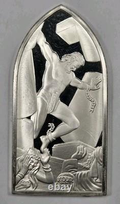 Franklin Mint Stories of the Bible 32 gram Sterling Silver Tablet Judges