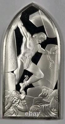 Franklin Mint Stories of the Bible 32 gram Sterling Silver Tablet Judges
