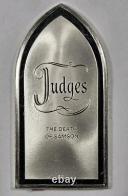 Franklin Mint Stories of the Bible 32 gram Sterling Silver Tablet Judges