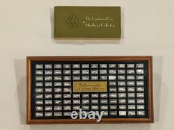Franklin Mint The Centennial Car 100 pcs. Mini-Ingot Collection 5 oz. 0.925