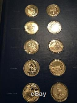 Franklin Mint The Fifty-State Bicentennial Medal Collection 40oz Sterling Silver