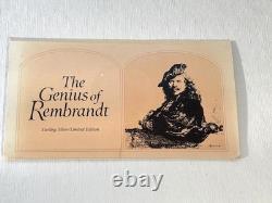 Franklin Mint The Flight into Egypt Sterling Silver Medal (Rembrandt Series)