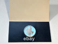 Franklin Mint The Flight into Egypt Sterling Silver Medal (Rembrandt Series)