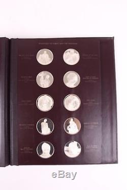 Franklin Mint The Genius Of Michelangelo 60 Sterling Silver Coin Complete Set