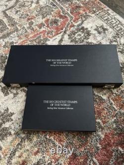 Franklin Mint The Greatest Stamps Of The World (100 Stamps In. 925 Silver)