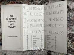 Franklin Mint The Greatest Stamps Of The World (100 Stamps In. 925 Silver)