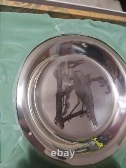 Franklin Mint The Night Heron Audubon Society 6.1 oz Sterling Silver