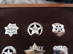 Franklin Mint The Official Badges Of The Great Western Lawmen Sterling Silver