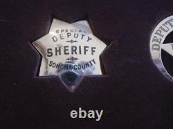 Franklin Mint/ The Official Badges Of The Great Western Lawmen Sterling Silver
