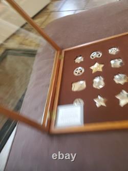 Franklin Mint/ The Official Badges Of The Great Western Lawmen Sterling Silver