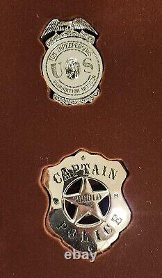 Franklin Mint/ The Official Badges Of The Great Western Lawmen Sterling Silver