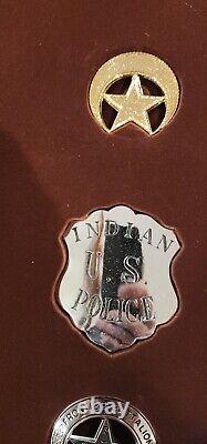 Franklin Mint/ The Official Badges Of The Great Western Lawmen Sterling Silver