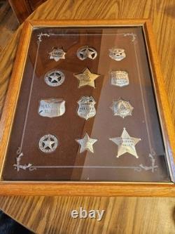 Franklin Mint The Official Badges Of The Great Western Lawmen -sterling Silver