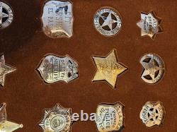 Franklin Mint The Official Badges Of The Great Western Lawmen -sterling Silver